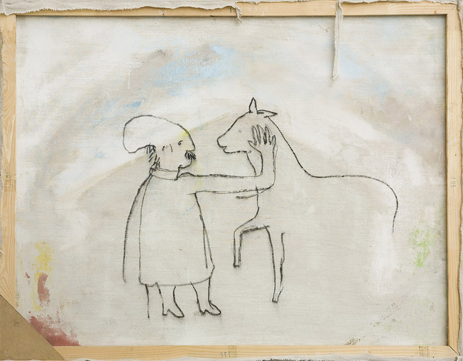Meeting II., 100 × 115 cm, 2012